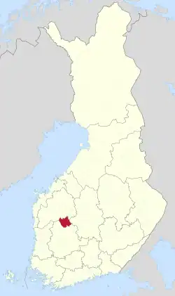 Location of Virrat in Finland