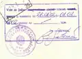 FR Yugoslavia exit visa from 2002