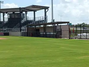 Visitor's dugout