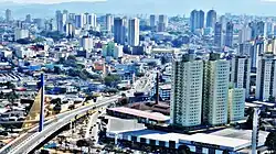 Skyline of Guarulhos seen from Várzea do Palácio