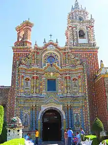 Church of San Francisco Acatepec, San Andrés Cholula, Mexico, unknown architect, 17th–18th centuries