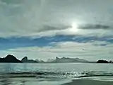 View of Rio de Janeiro from Icaraí beach