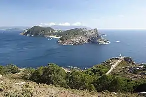 San Martiño Island in Cíes