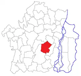 Location in Brăila County