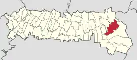 Location in Ialomița County