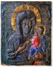 Icon of the Theotokos kept in Moscow since 1653, considered to be the Blachernitissa.