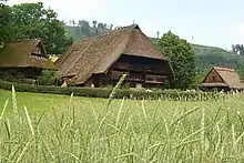 The Vogtsbauernhof is the only farm in the museum which is still standing in its original location.