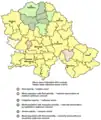 Ethnic map of Vojvodina according to the 2011 census based on the municipality data