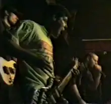 Voorhees performing live in 1995 at the 1 in 12 Club