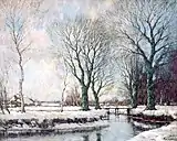 Arnold Marc Gorter (1900): Vordense Beek in de winter