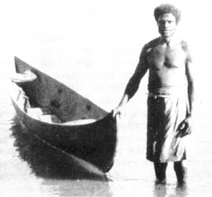 The coastwatcher Jacob C. Vouza on Guadalcanal.