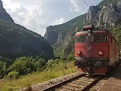 A ŽS 461 at Vrbnica on the border of Serbia and Montenegro.