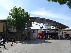 Main station entrance.