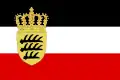 Flag of the Royal Yacht Club of Württemberg in Friedrichshafen (1913-1918)