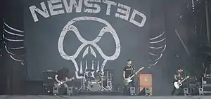 Newsted performing at Hellfest 2013