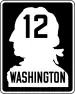 Primary State Highway 12 marker