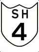 State Highway 4 shield}}