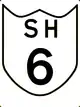 State Highway 6 shield}}