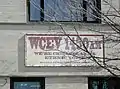 Sign outside of WCEV's studios