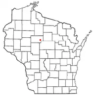 Location of Browning, Wisconsin