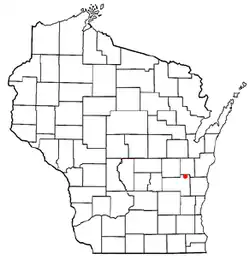 Location of Calumet, Wisconsin
