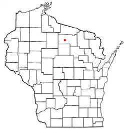 Location of Cassian, Wisconsin