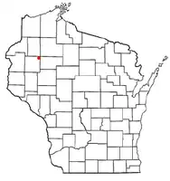 Location of Cedar Lake, Wisconsin