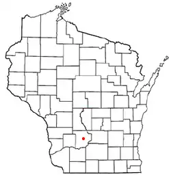 Location of the Town of Freedom, Sauk County, Wisconsin