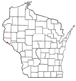 Location of Isabelle, Wisconsin
