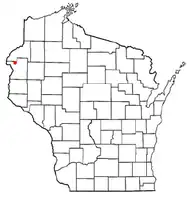 Location of Laketown, Wisconsin