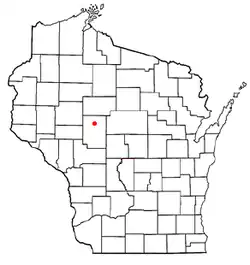 Location of Longwood, Wisconsin
