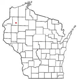 Location of Madge, Wisconsin