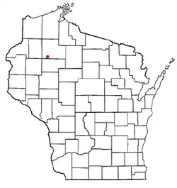 Location of Meteor, Wisconsin