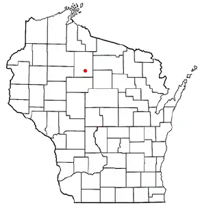 Location of Prentice (town), Wisconsin