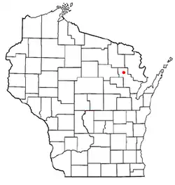 Location of Riverview, Wisconsin