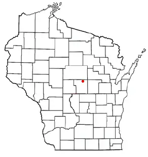 Location of Sharon, Wisconsin