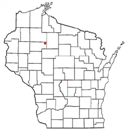 Location of South Fork, Wisconsin