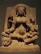 Goddess Ambika in Los Angeles County Museum of Art, 6th-7th century