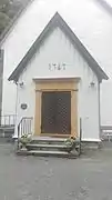 Entrance to the church