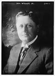 William Wrigley, Jr., founder and eponym of the Wm. Wrigley Jr. Company