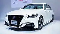 Toyota Crown prototype displayed at the 2017 Tokyo Motor Show