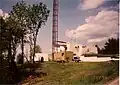 Transmitter facility for WOUB-FM/TV, Athens, Ohio. Photo taken in 1993.