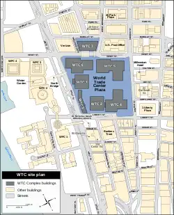 WTC site plan prior to November 9, 2001