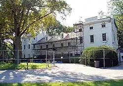 Strawberry Mansion, under restoration in 2009, is located adjacent to the Strawberry Mansion community