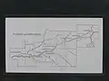 Map of the Wabash & Erie Canal