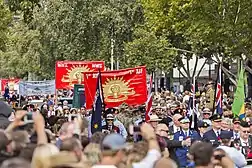 Anzac Day march in Wagga Wagga, Australia, in 2015