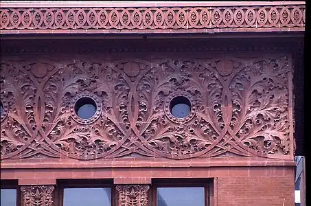 Windows of the Wainwright Building by Louis Sullivan (1891)