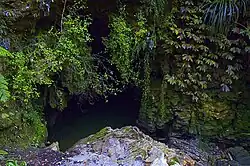 Photograph of cave entrance