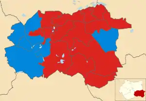 2010 results map