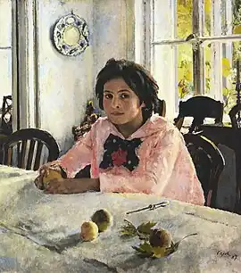 Valentin Serov, Girl with Peaches (1887)